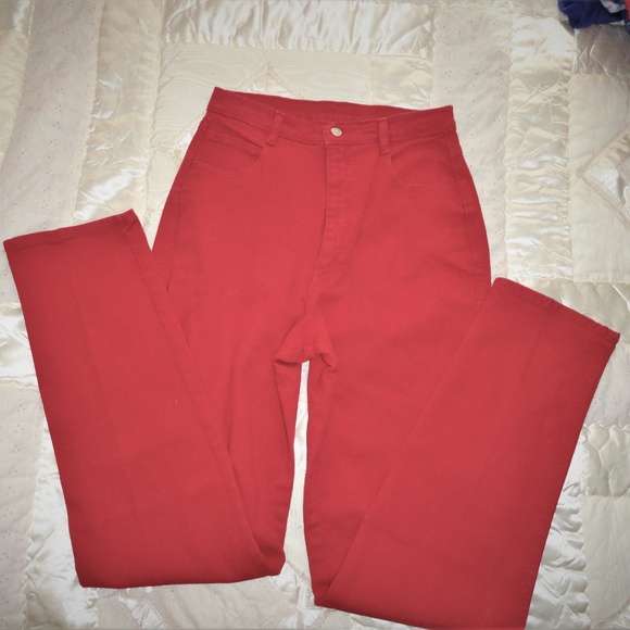 Vintage Denim - Vintage Roper High Waist Western Jeans Red 28 x 35